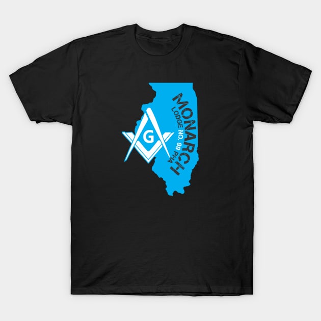 Monarch Lodge No. 99 IL PHA T-Shirt by Brova1986